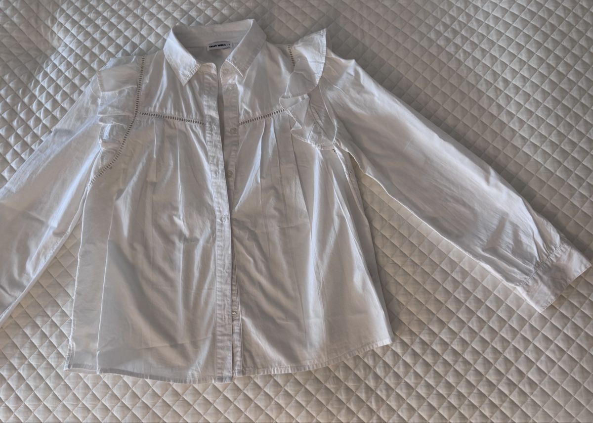 Tally Weijl Blusen: ✨Weisse Bluse mit Lochmuster Gr. M – Gebraucht aus zürich von Bailey17