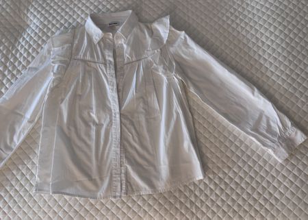 ✨Weisse Bluse mit Lochmuster Gr. M