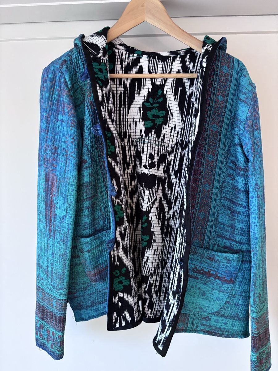 Jacken: Hooded Quilted Jacket, reversible, Size S/M, unique design – Gebraucht aus Zürich von Grothschild 5