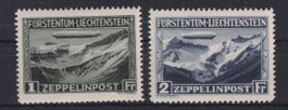 Liechtenstein 1931: Serie ZEPPELIN * - Kat. 300.--