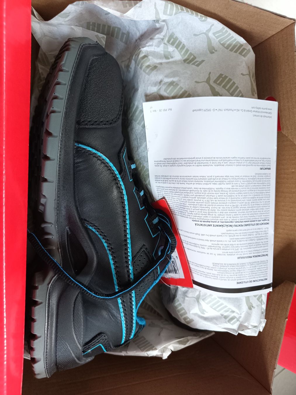 Puma Scarpe da uomo: Puma Sicherheitsschuhe S3 ESD SRC 36 – Nuovo e nell'imballaggio originale da Oberegg venduto da 19franzi94 7
