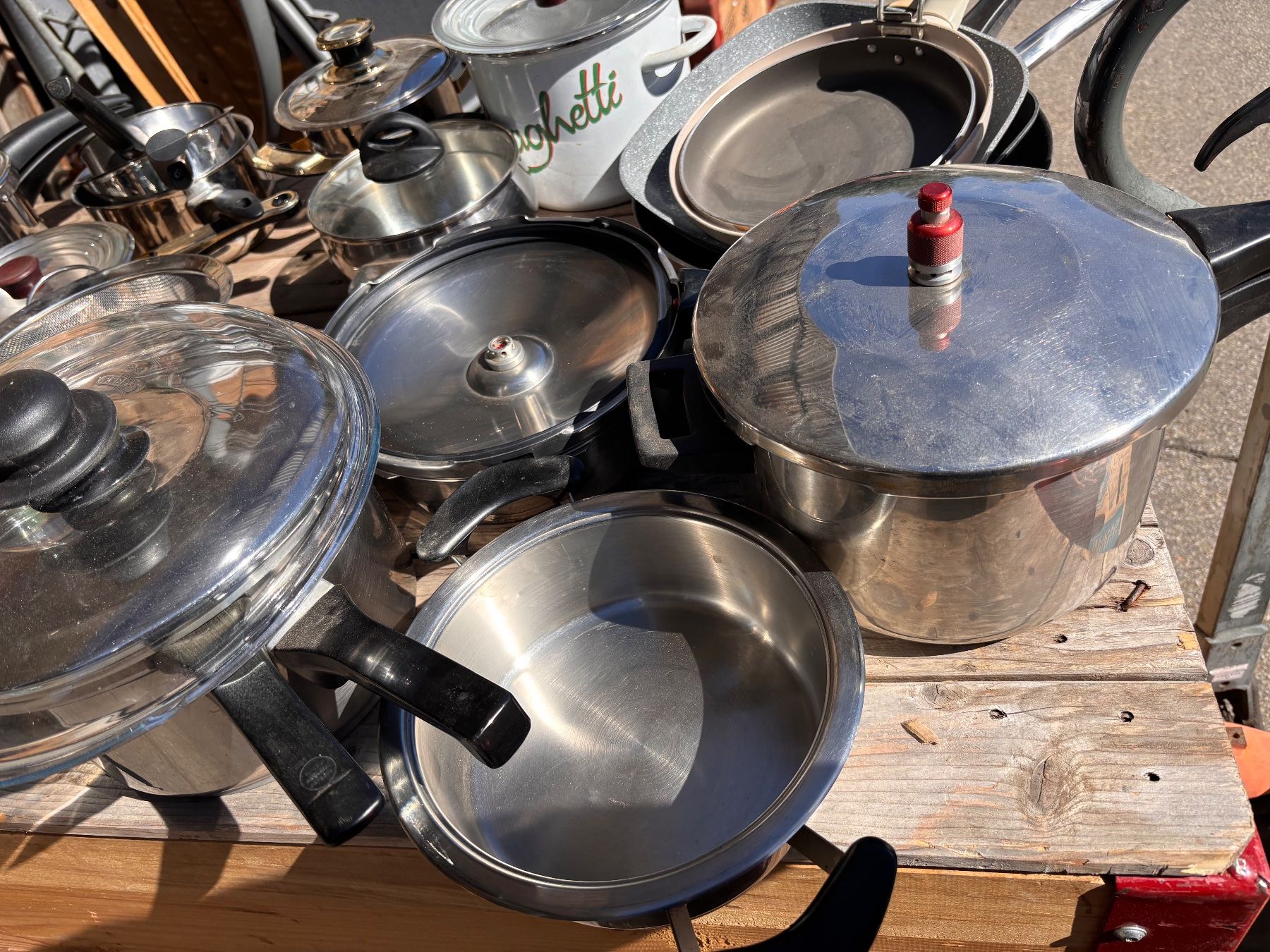 Padelle: Lot div. Pfannen für Flohmarkt oder Export – Usato da Hindelbank venduto da brm_72zv 1
