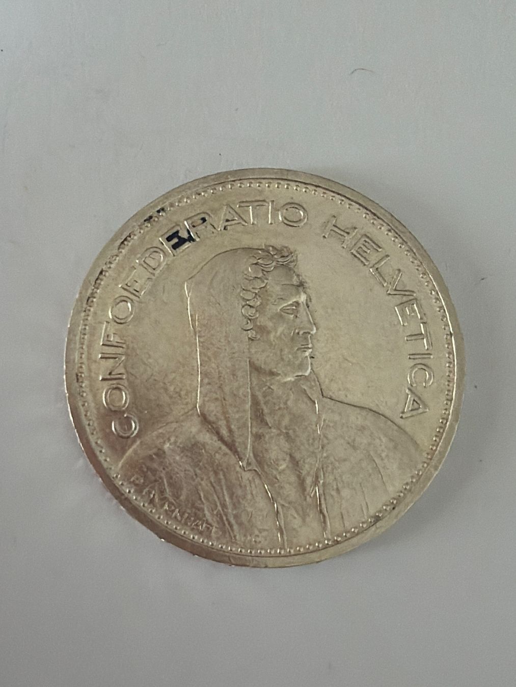Tutti le monete: 5.- silber 1952 (59) – Usato da Bonstetten venduto da juliestore 1