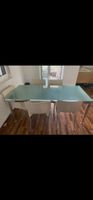 Stuhl weiss Metallgestell 6 Stk vorhanden guter Zustand