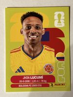 Panini FIFA World Cup 2026 Jhon Lucumi sticker new
