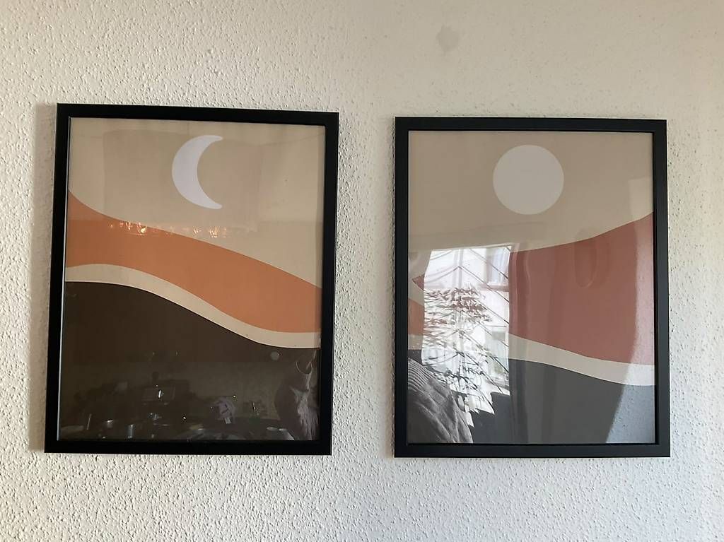 Poster & Bilder: 2 abstract framed prints - set – Gebraucht aus Zurich von sof_pz8l 3