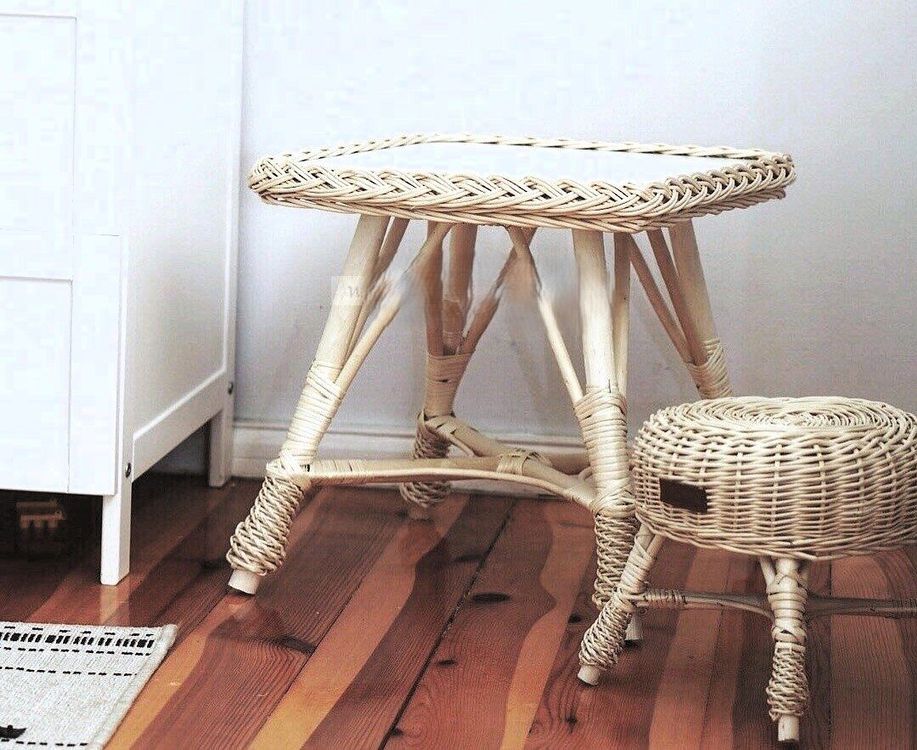 Hocker: Kinderhocker aus Weide Handgemacht NEU – Neu und originalverpackt aus Affeltrangen von b.fly. 4
