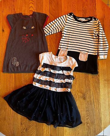 Lot 3 robes, taille 86