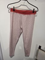 Leggings Calida weiss rot gemustert Grösse M guter Zustand