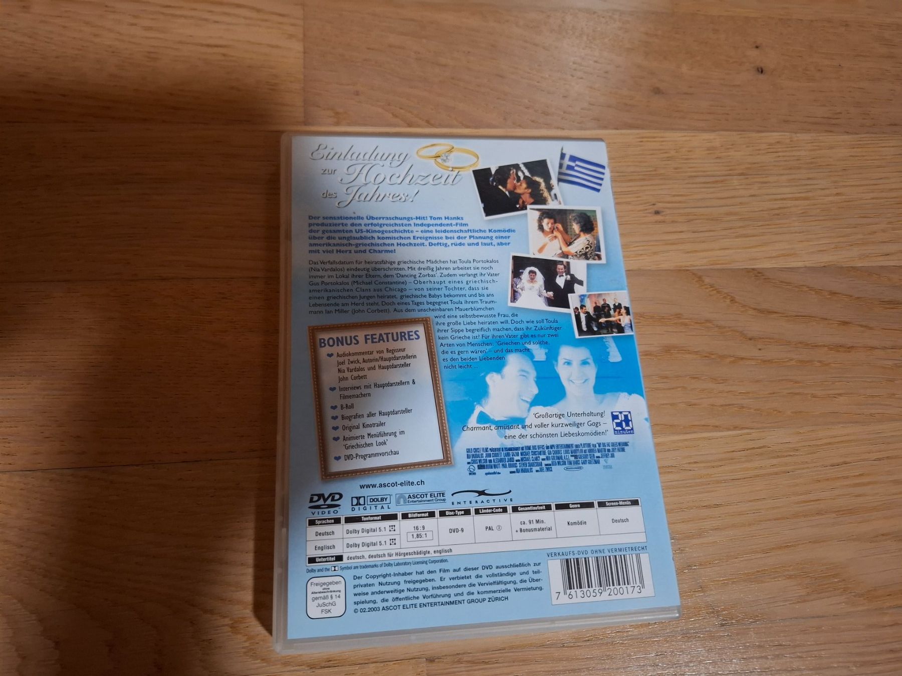 Alle DVDs: DVD My big fat greek wedding – Gebraucht aus Dorf von Exena 1