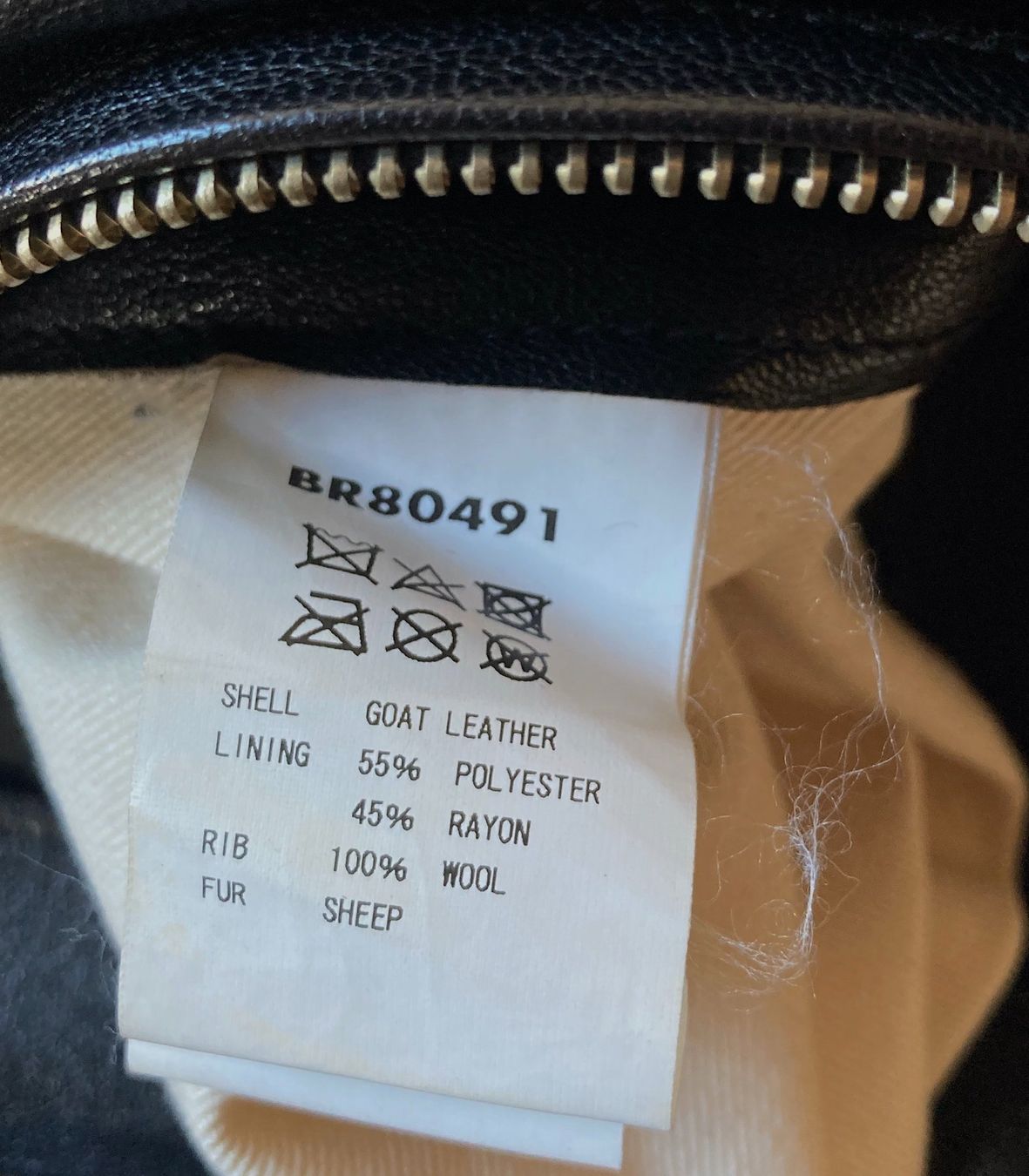 Giacche: Buzz Ricksons William Gibson G-1 Goat Black Flight Leather – Usato da Zürich venduto da ser_lg25 9
