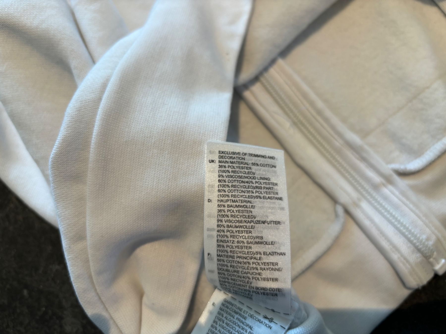 Adidas Vestes: Adidas - Jacke - weiss - Gr. L – D'occasion à Stadel par Chanel_5 9