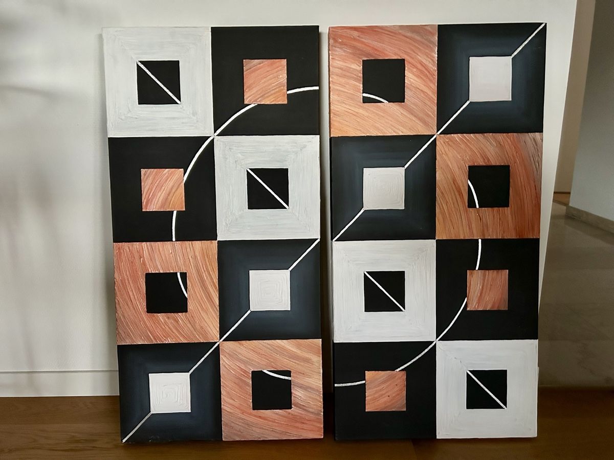 Foto & Immagini: Grosses Acrylbild 2-Teilig Einzelstück – Usato da Gunten venduto da starfish3 1