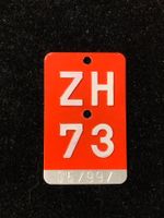ZH 73 - VELONUMMER - FAHRRADSCHILD - PLAQUE DE VELO - ZH 73