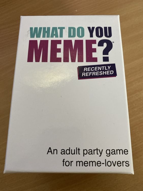 What do you meme spiel kaufen auf ricardo