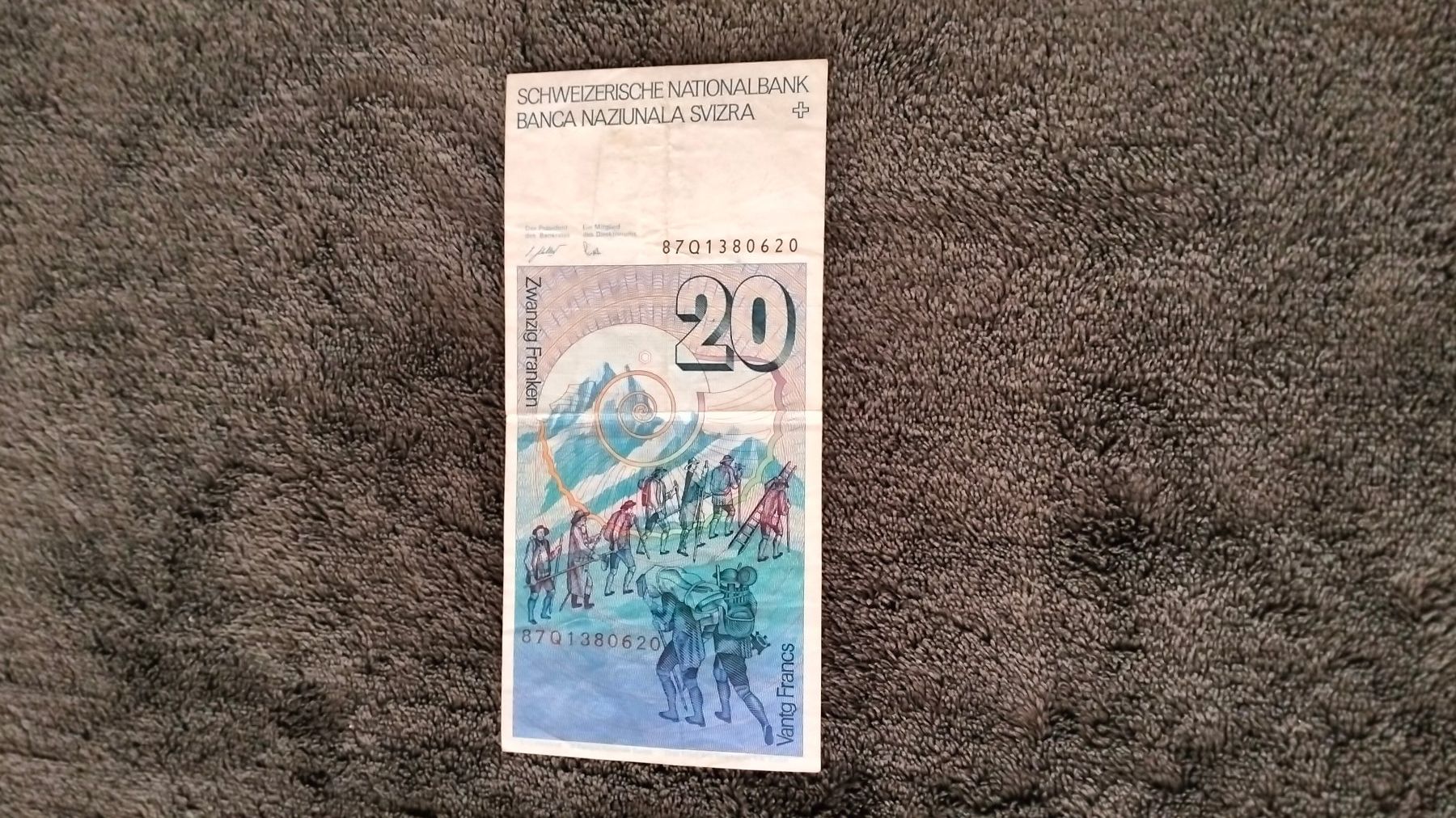 Banconote: Schweizer Fr.20.- Banknote – Usato da Neuendorf venduto da Winter02 1