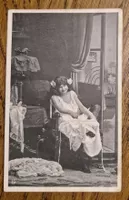 Junge Frau im Boudoir, Dammeier u.Co. Berlin, Jugendstil