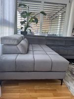 Antrazit Sofa - elektrisch ausfahrbar