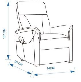 Conforama Poltrone: Relaxsessel mit Aufstehfunktion – Usato da Gossau ZH venduto da rusoft 4