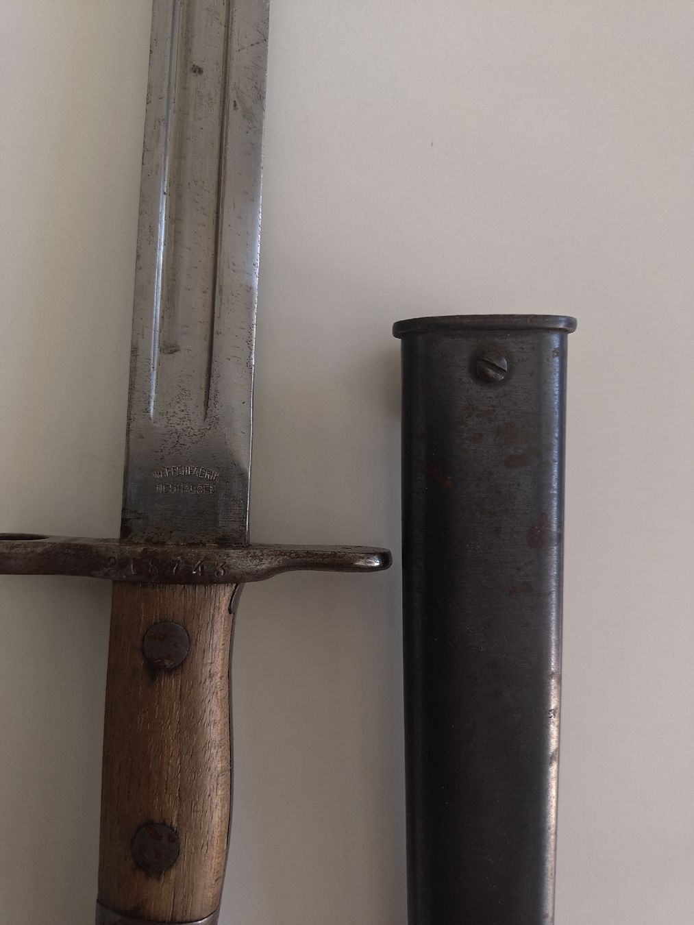 Schweizer Armee Stichwaffen: Bajonette – Gebraucht aus Raron von hochheiliger 3