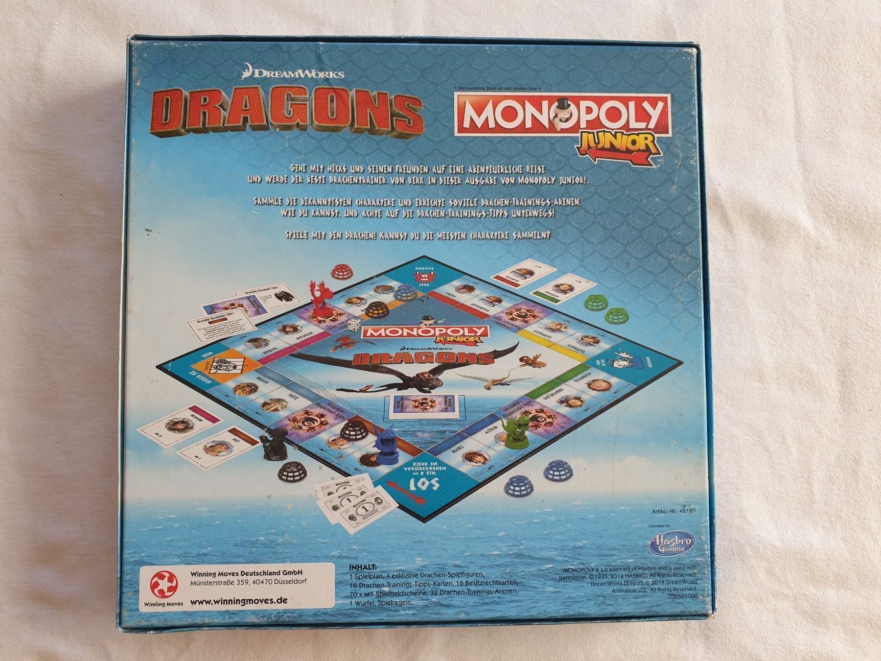 Hasbro Giochi: Monopoly Junior Dragons Kindermonopoly – Usato da Rebstein venduto da gimmma 2