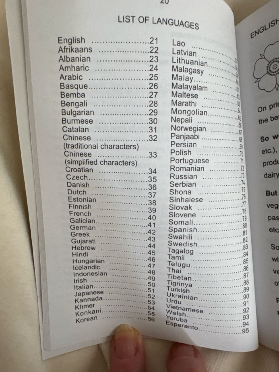 Libri: Vegan Passport - Phrasebook Multilingual 4th Edition – Usato da Genève venduto da k1164 8