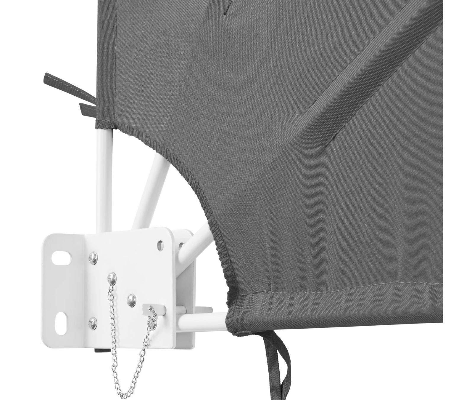 Paraventi: Balkonfächer anthrazit Stahl&Polyester,klappbar, – Nuovo (secondo la descrizione) da Necker venduto da liq24 3