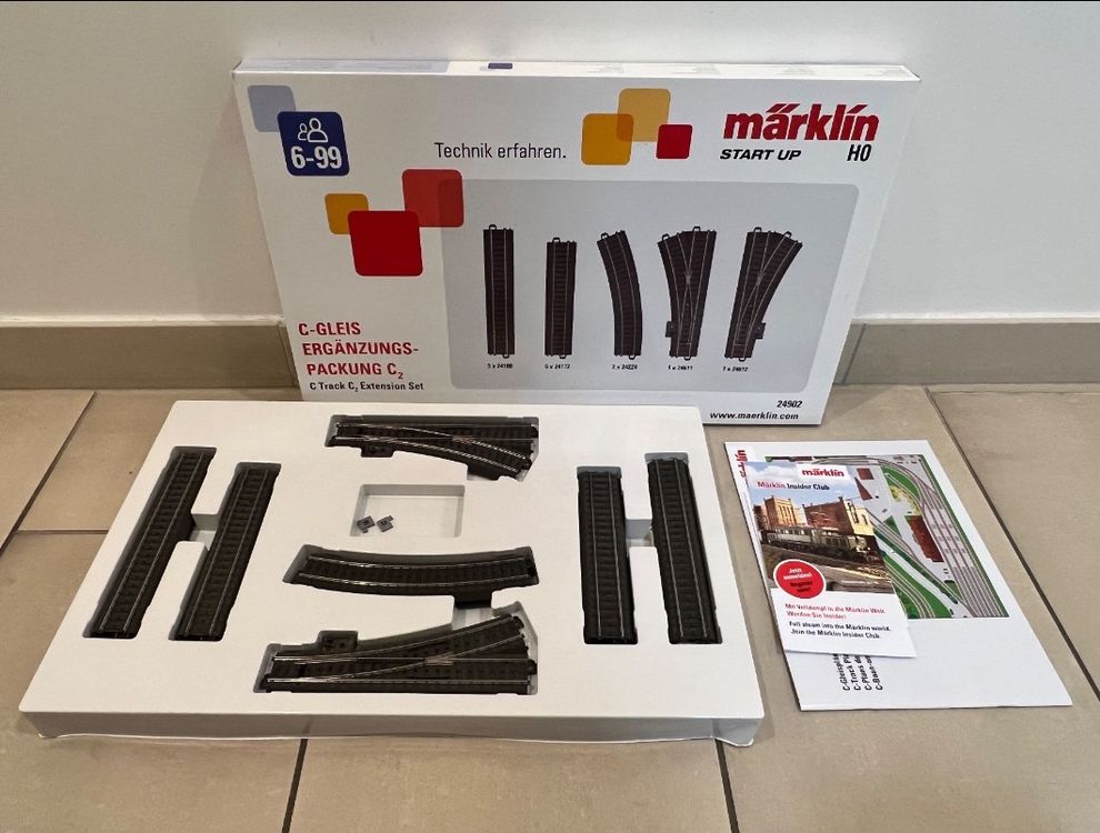 Märklin H0 - 24902 - Track set - Rail extension set C2