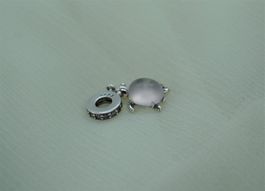 Charm "hellrosa Schildkröte" zu Pandora 925 Silber