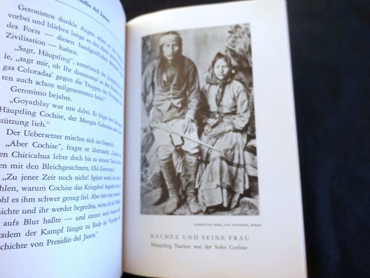 Libri: Ernie Hearting: Geronimo, Waldstatt, 1952. Moritz Kennel – Usato da Gutenswil venduto da Optico 3