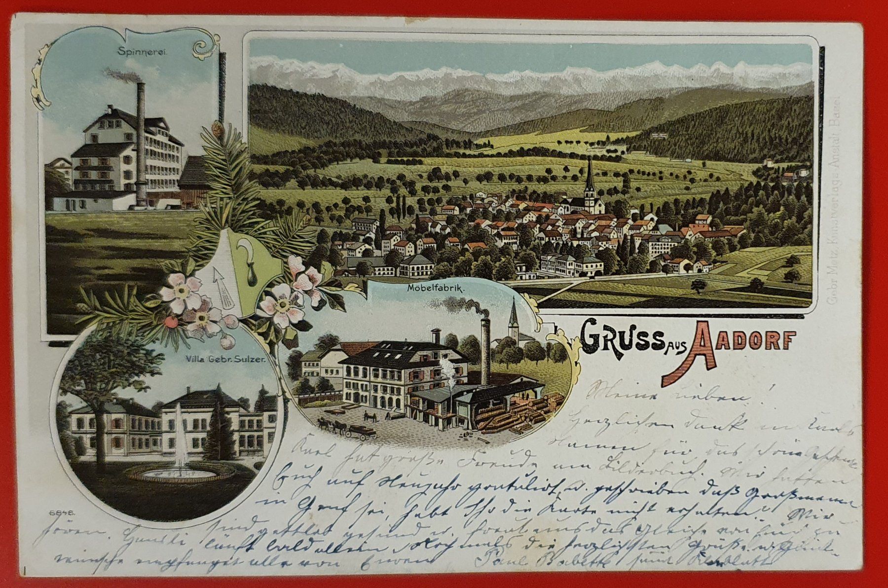 Ansichtskarten: Gruss aus Aadorf 1900 – Gebraucht aus Kreuzlingen von Rschweiz1