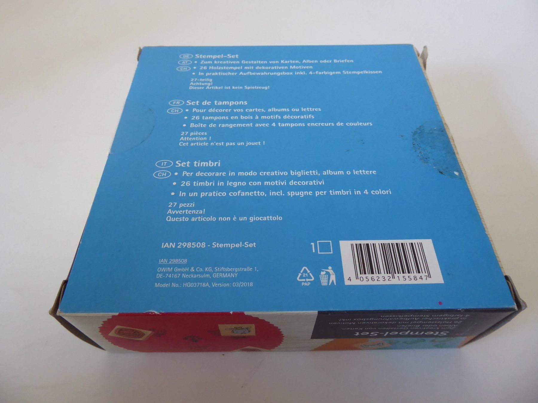 Timbri: Tolles Stempel Set, 27 Teile, crelando – Usato da Turbenthal venduto da Panau 2