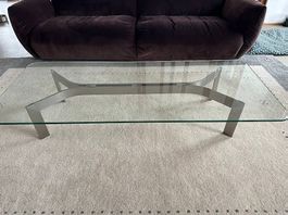 Design-Couchtisch | Grau Matt | 160x66x29cm