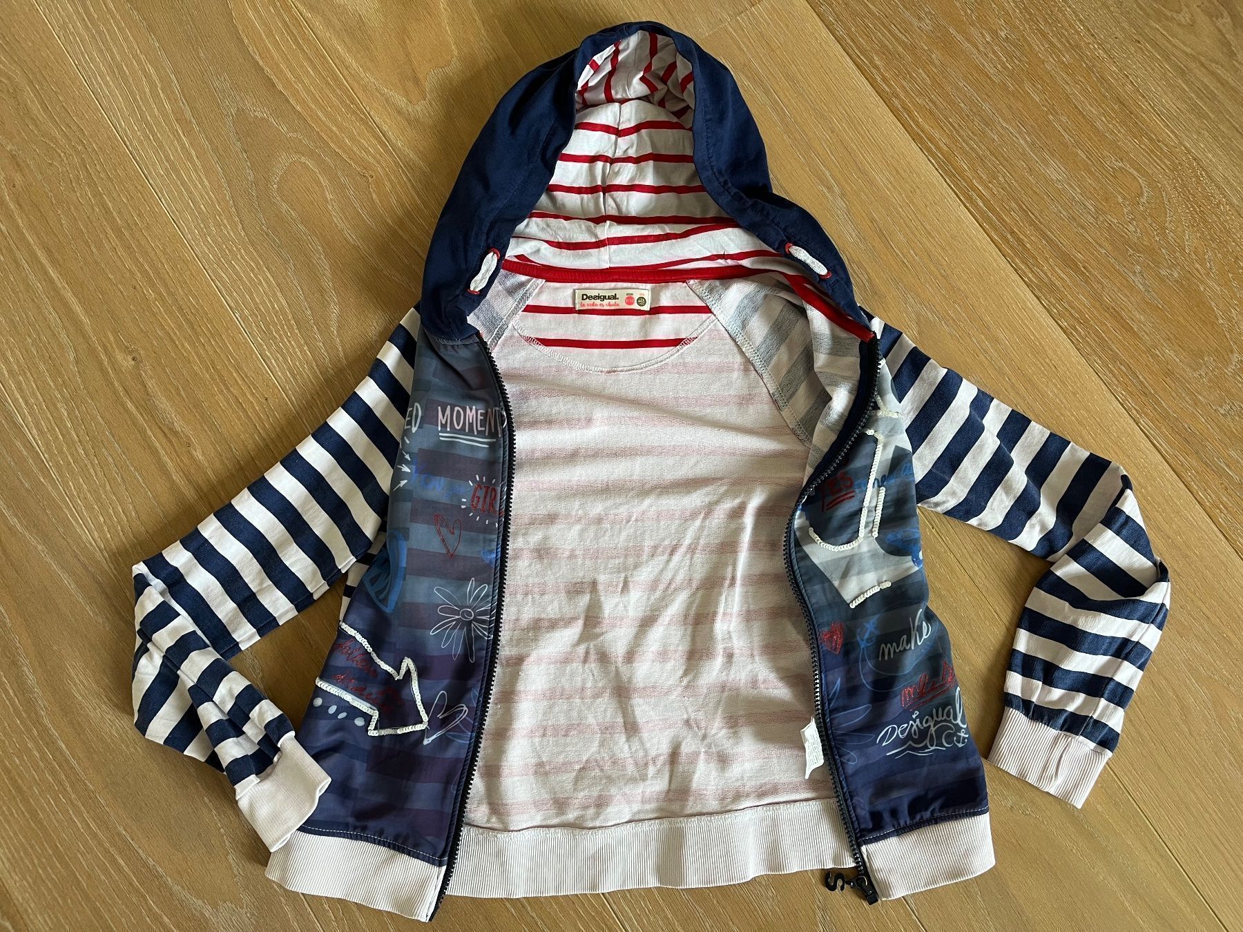 Desigual Giacche & Cappotti: DESIGUAL BLOUSON T9-10ans BON ETAT – Usato da Puplinge venduto da Amazekids 1
