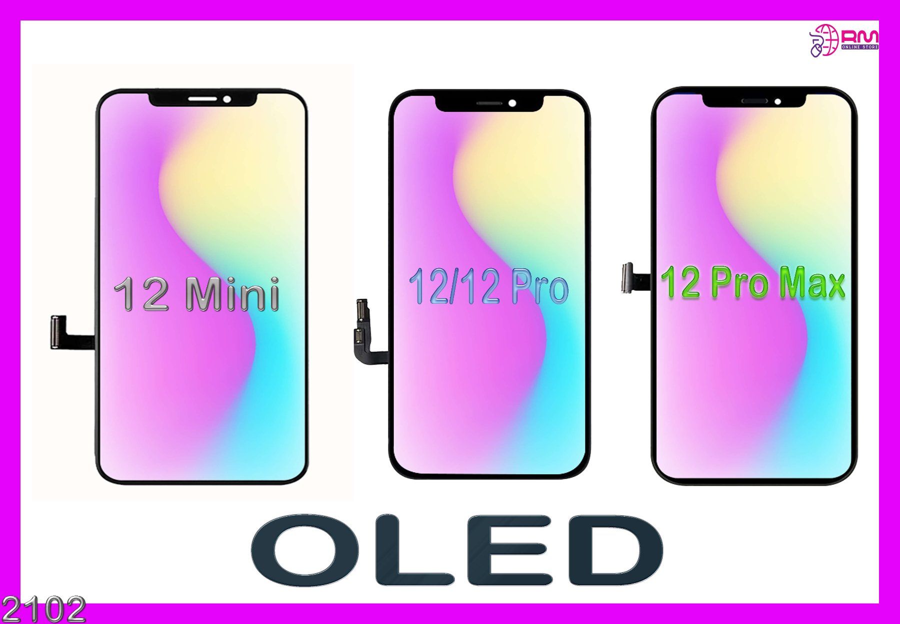 Monitore: Iphone 12 Oled LCD Mini,Pro,Pro Max – Neu und originalverpackt aus Unterägeri von RmOnline