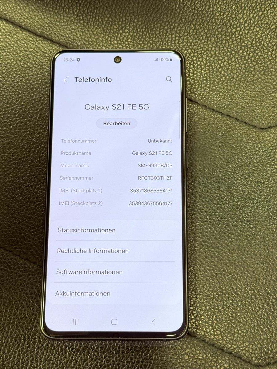 Samsung Telefoni cellulari / Smartphones: Samsung S21FE 128 Gb Black – Usato da Uster venduto da jca_pr9r 1