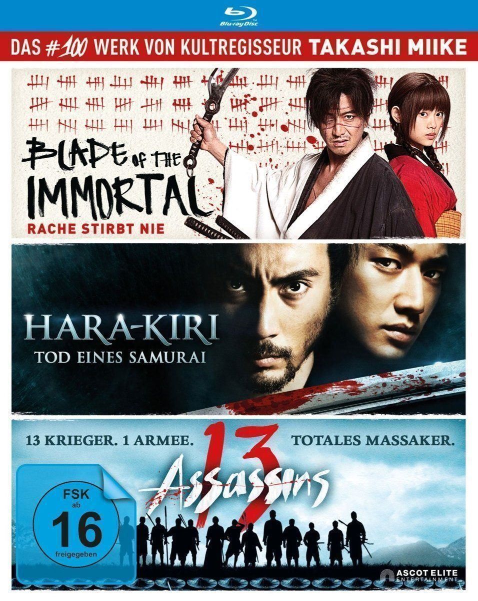 Tutti i DVDs: Takashi Miike - 3x BluRay Japan Samurai – Nuovo (secondo la descrizione) da merishausen venduto da hidee