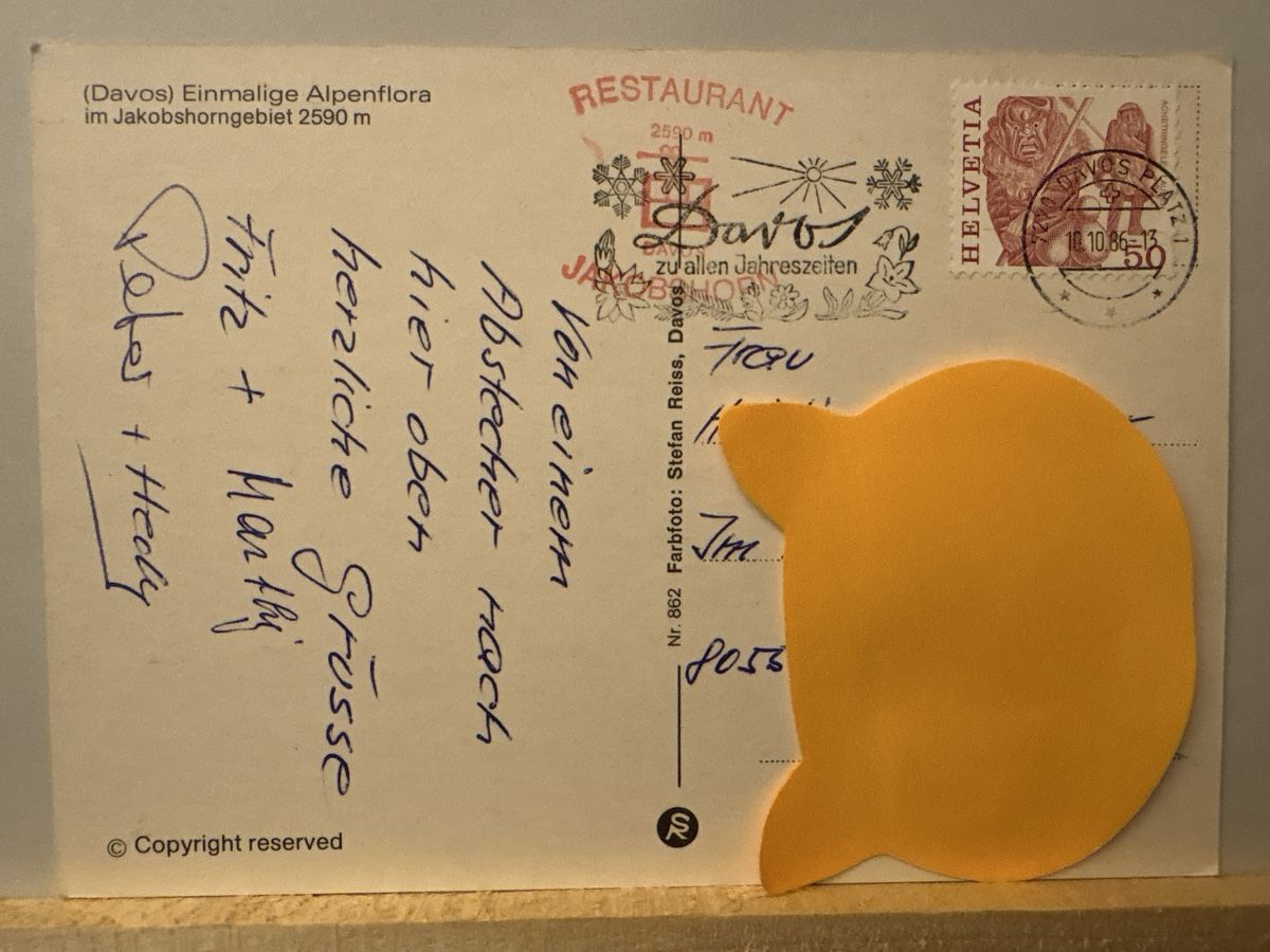 Cartoline postali: AK von Davos Jakobshorn – Usato da Rümlang venduto da Kartenpost1 1