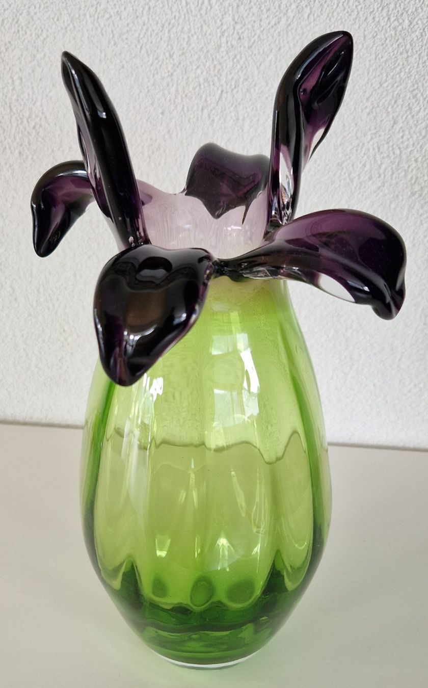Vasi & Recipienti: Glasvase Kunstobjekt Deco Blume – Usato da Salouf venduto da PizMez12K 1
