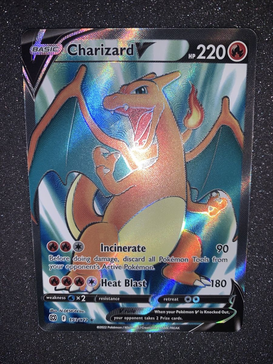 Pokémon Sammelbilder & Trading cards: Ab 1.- Charizard V 153/172 2022 – Gebraucht aus Bironico von ars_z6lb 2