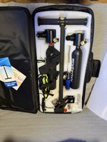 Diveoxy Luftpumpe mit Zubehör und Koffer neu