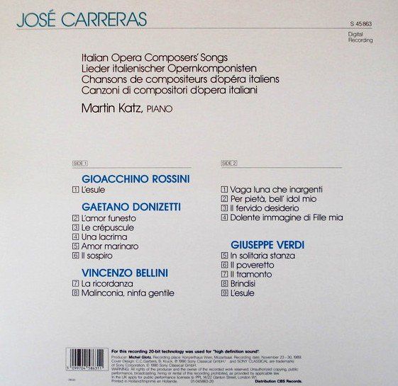 CD: 2CD's - José Carreras - Passsion & Operas – Usato da Unterbäch venduto da hiliq 3