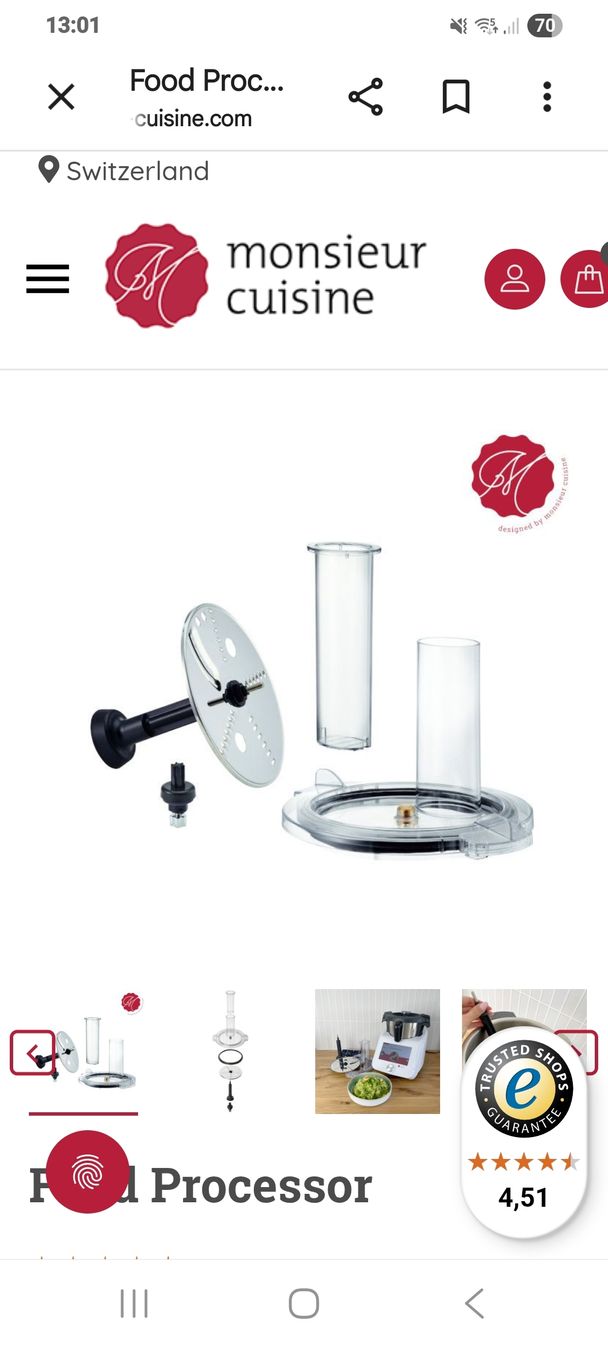 SilverCrest Elettrodomestici da cucina: Monsieur Cuisine Smart – Usato da Villmergen venduto da Jamie7 2