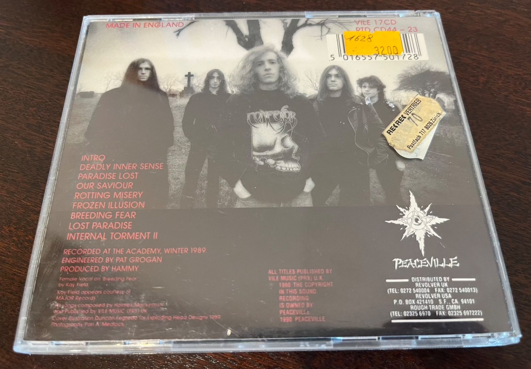 CD: CD - Paradise Lost - Lost Paradise - 1990 - First Press – Usato da Bergdietikon venduto da Lowieken 2