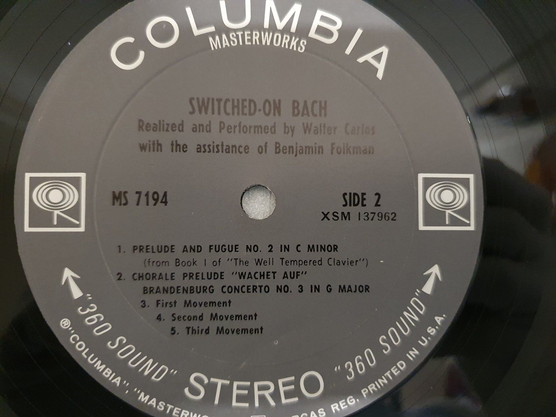 Schallplatten: Walter Carlos – Switched-On Bach – Gebraucht aus Uster von  5
