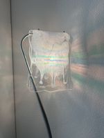 Stehleuchte Design Murano Glas Tropfenform Metallarm