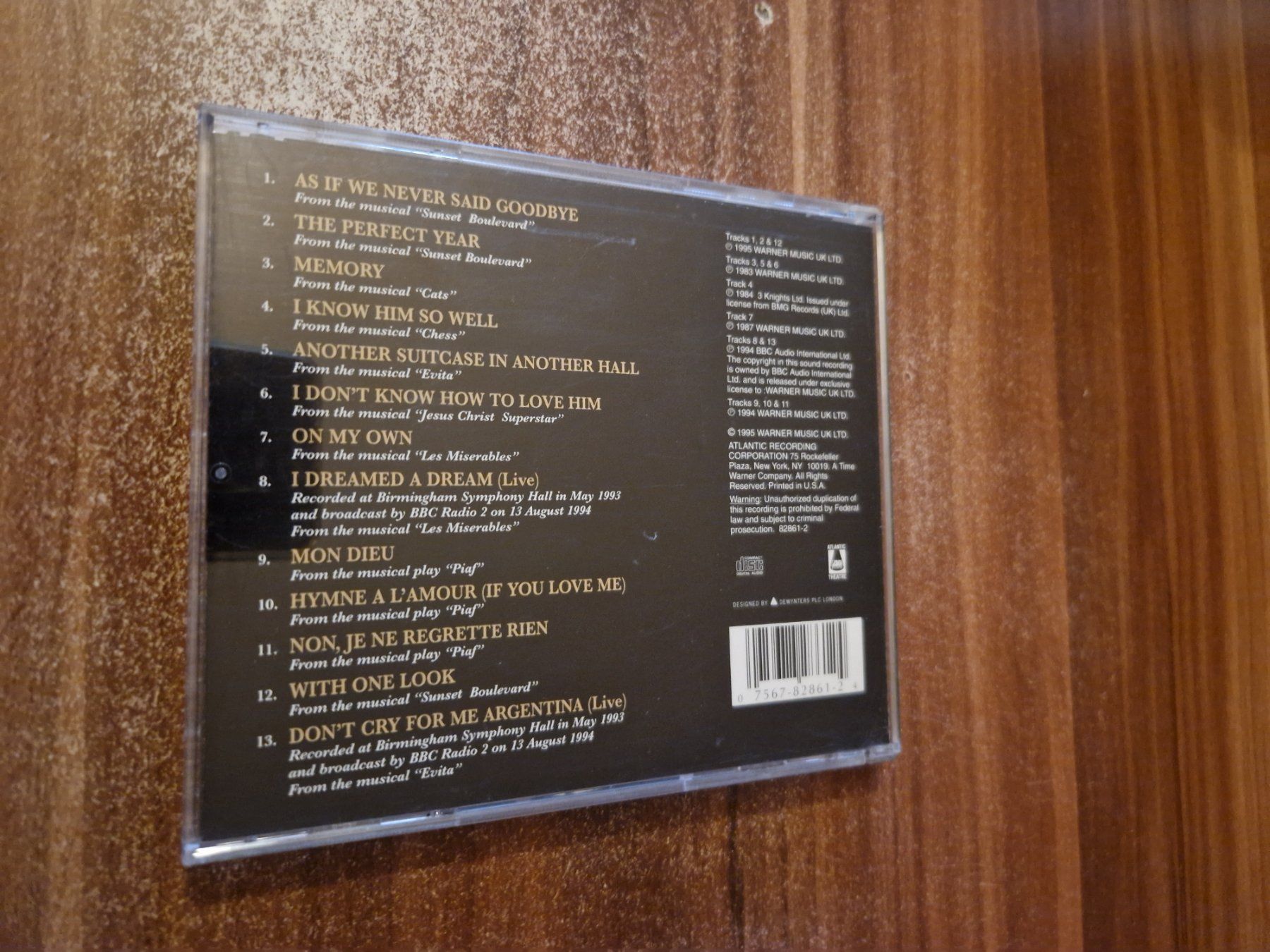 CD: Elaine Paige  - Encore – Usato da Wattenwil venduto da Mage66 1