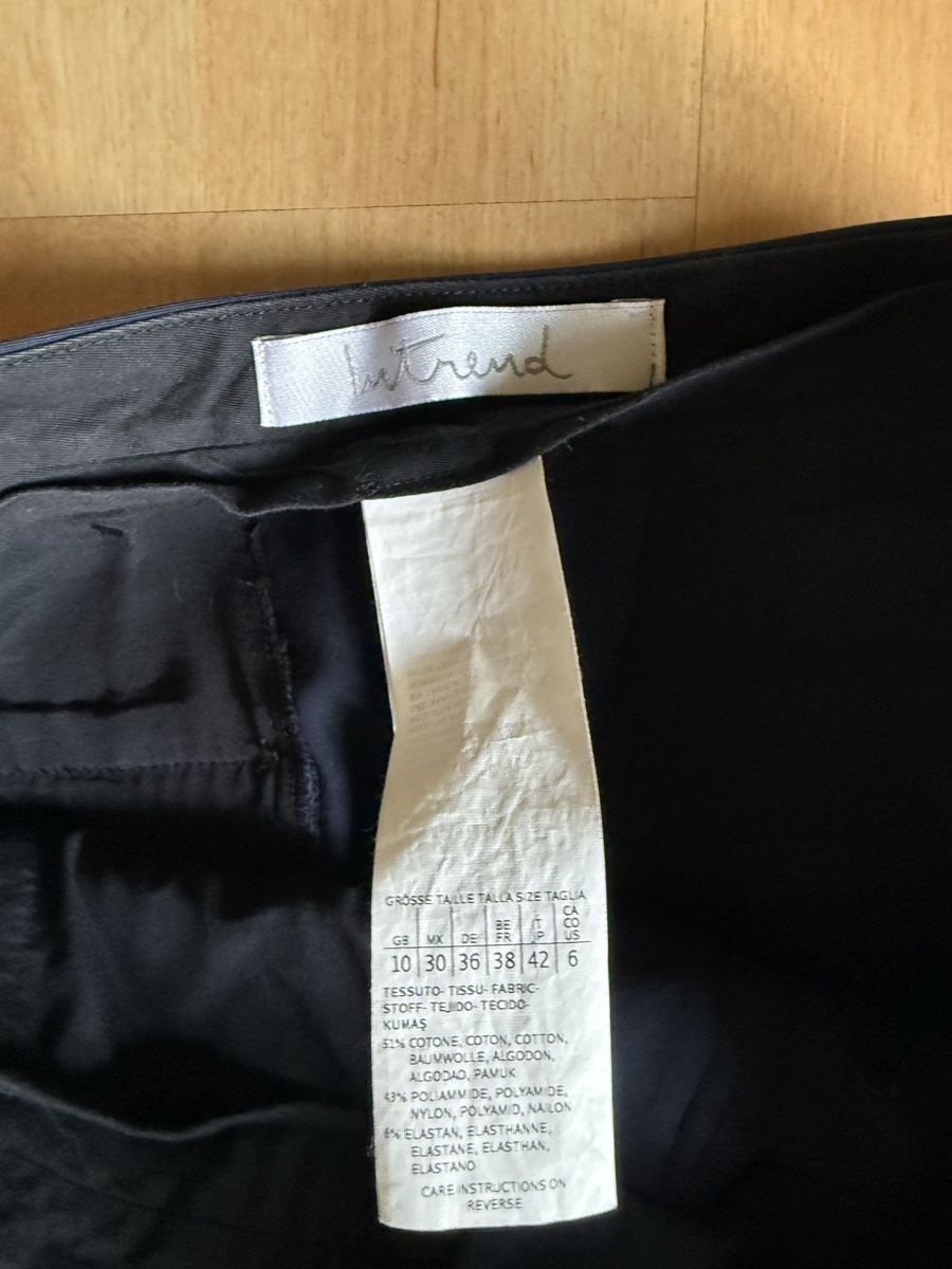Max Mara Pantaloni: Max Mara Intrend Blue Trousers  – Usato da Zürich venduto da andreamt 1