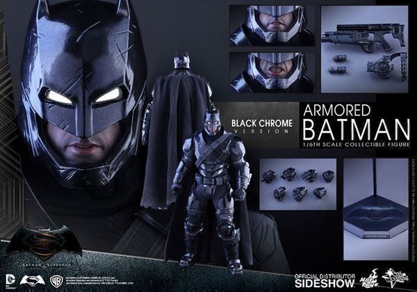 Hot Toys Statuette: Black Chrome Armored Batman - Hot Toys – Nuovo e nell'imballaggio originale da Dürnten venduto da Nexomynon 1