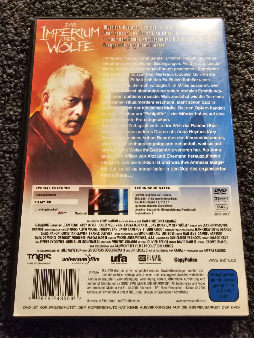 Tutti i DVDs: DVD Das Imperium der Wölfe (21277) – Usato da Ruswil venduto da jan_bxl5 1